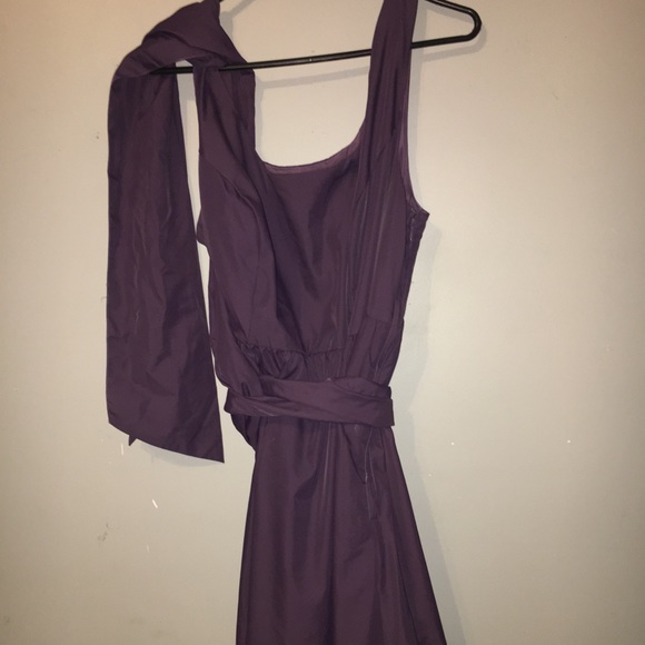 Dark Purple Party Dress - Picture 3 of 4